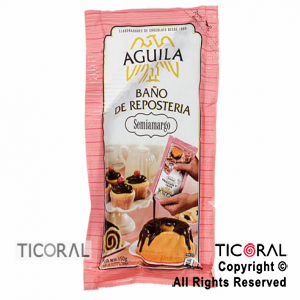 BA?O REPOSTERIA SEMI AMARGO AGUILA X150GR x 1